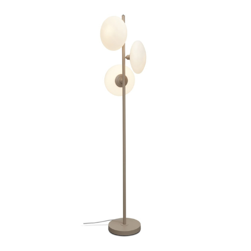 It's About Romi Vloerlamp Sapporo 3-schijf wit/zand